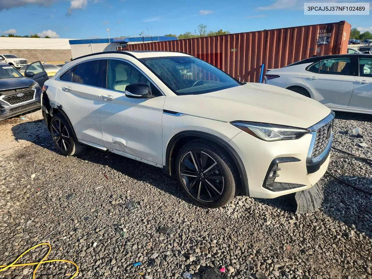2022 INFINITI QX55 VIN 3PCAJ5J37NF102489 — фото 4