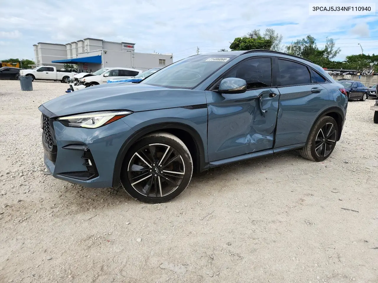 INFINITI QX55 2022, VIN 3PCAJ5J34NF110940