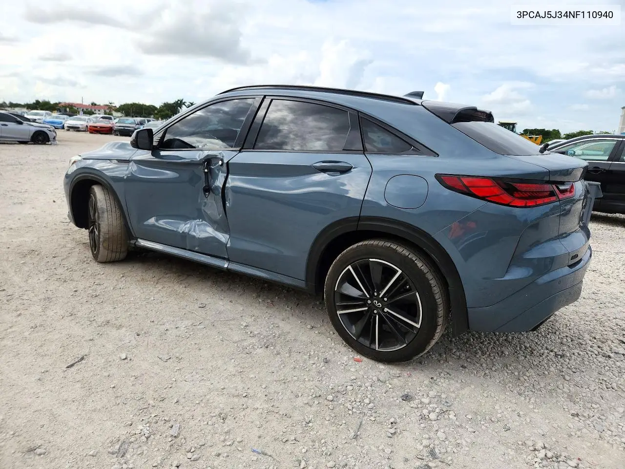 2022 INFINITI QX55 VIN 3PCAJ5J34NF110940 — фото 2