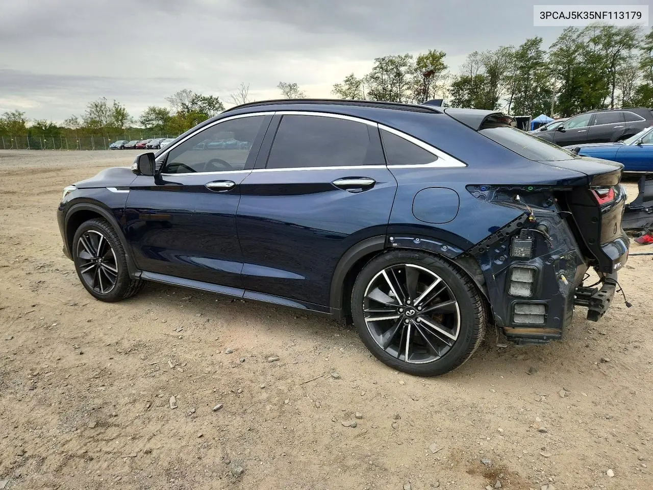 2022 INFINITI QX55 VIN 3PCAJ5K35NF113179 — фото 2