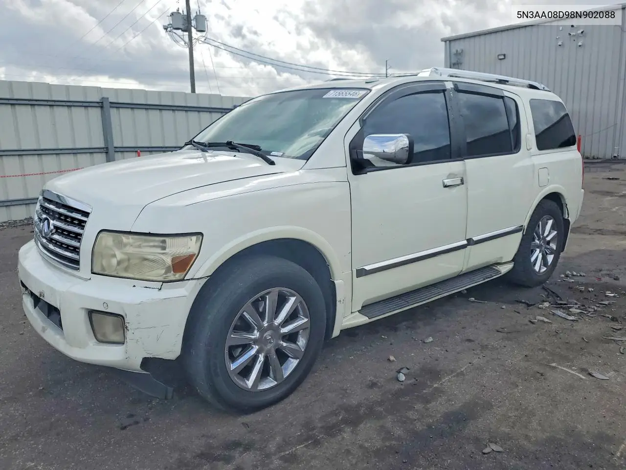 INFINITI QX56 2008, VIN 5N3AA08D98N902088