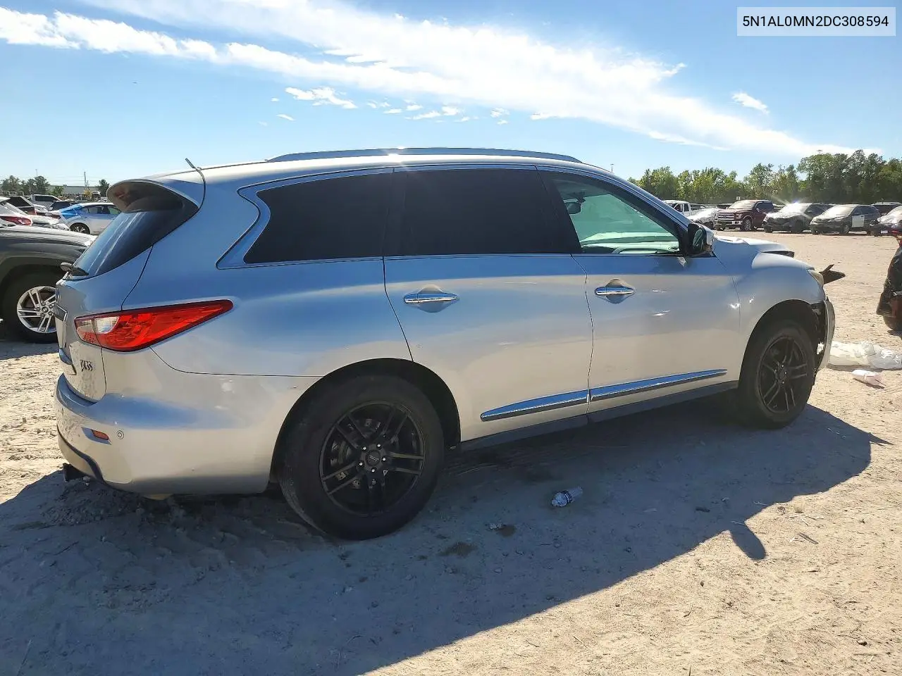 2013 INFINITI QX60 VIN 5N1AL0MN2DC308594 — фото 3