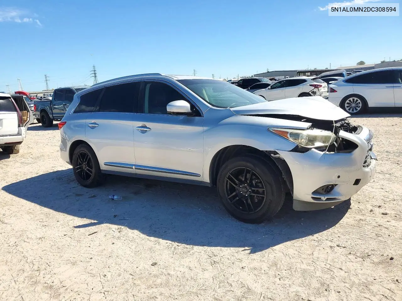 2013 INFINITI QX60 VIN 5N1AL0MN2DC308594 — фото 4