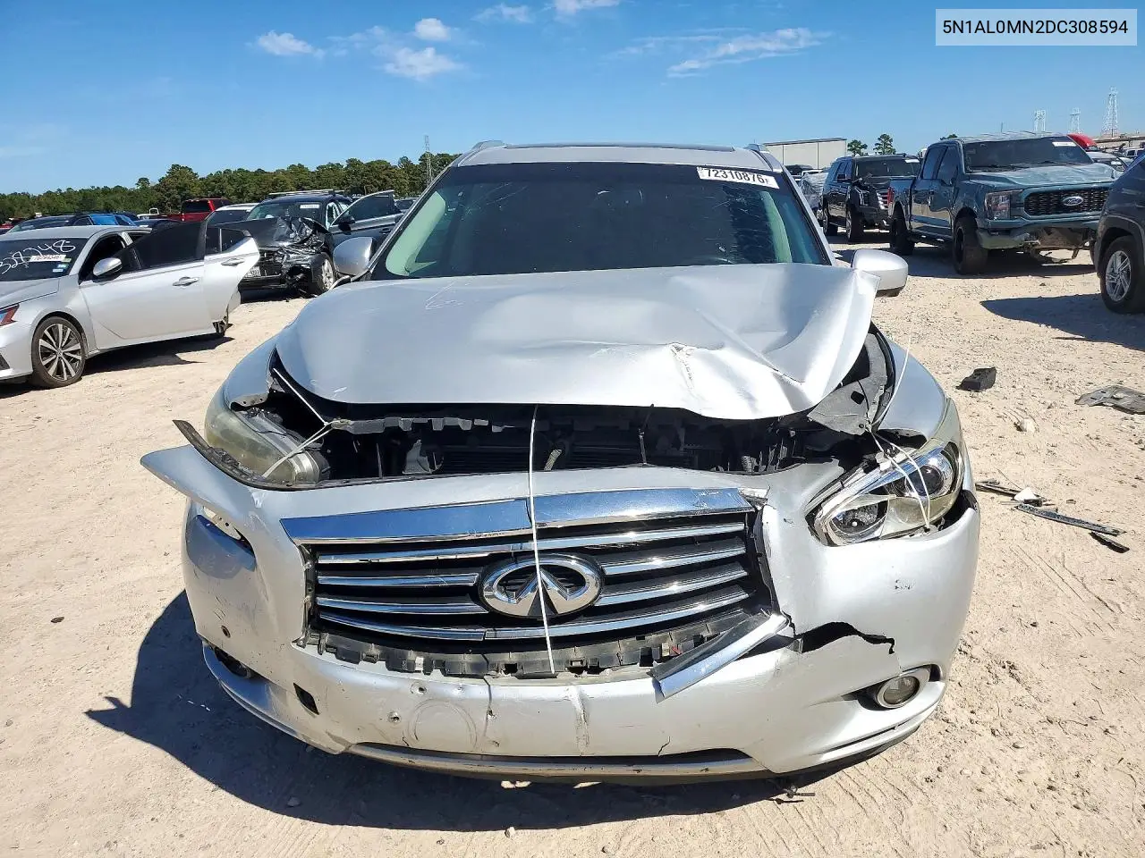 2013 INFINITI QX60 VIN 5N1AL0MN2DC308594 — фото 5