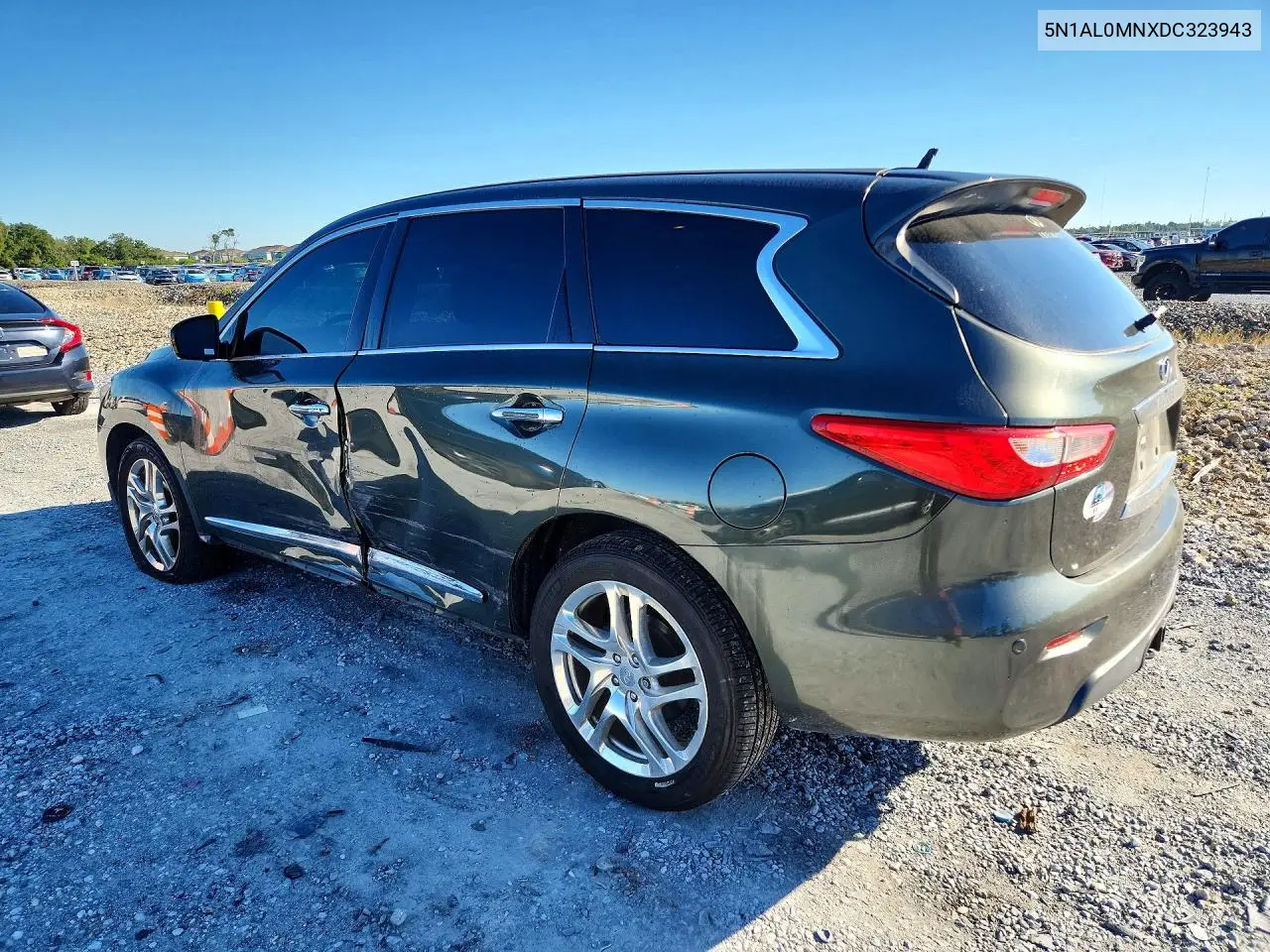 2013 INFINITI QX60 VIN 5N1AL0MNXDC323943 — фото 2