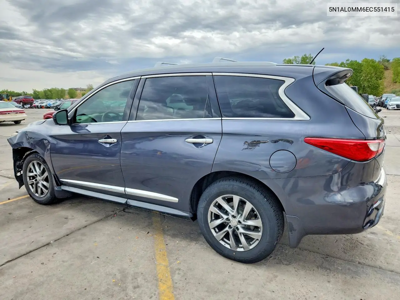 2014 INFINITI QX60 VIN 5N1AL0MM6EC551415 — фото 3