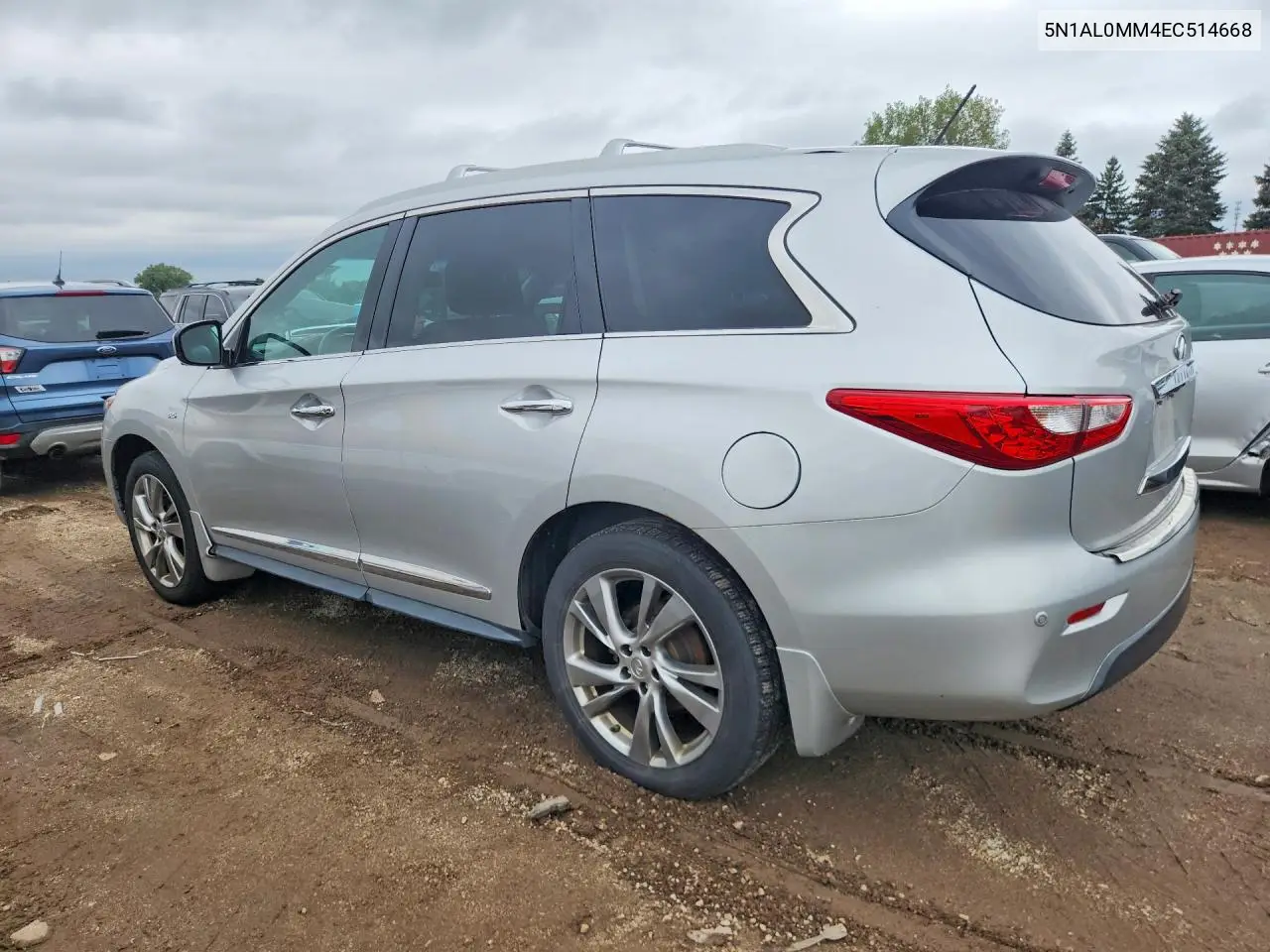 2014 INFINITI QX60 VIN 5N1AL0MM4EC514668 — фото 2
