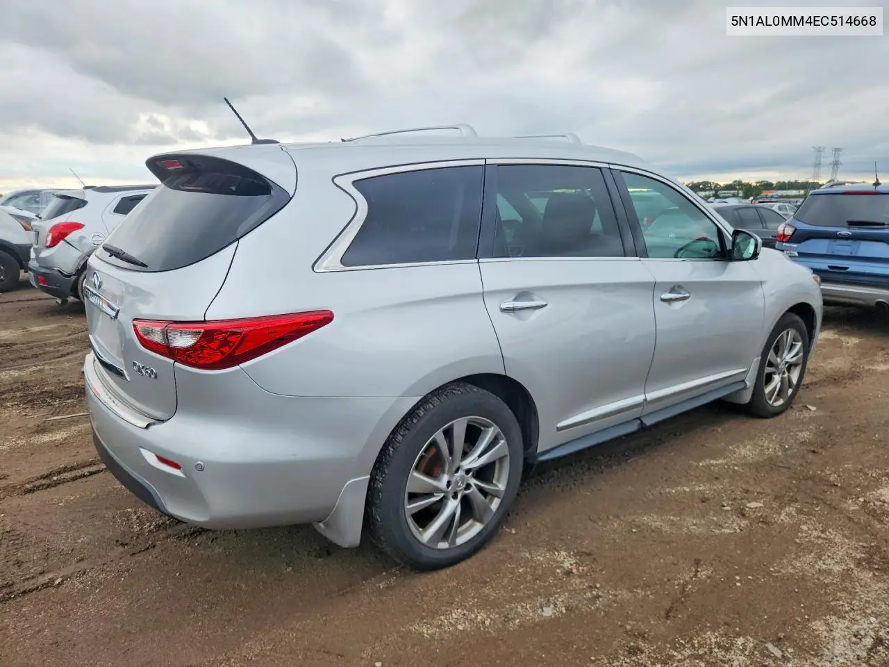 2014 INFINITI QX60 VIN 5N1AL0MM4EC514668 — фото 3