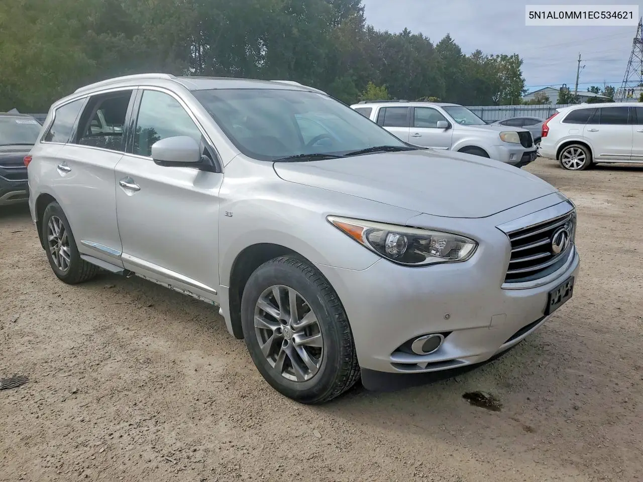 2014 INFINITI QX60 VIN 5N1AL0MM1EC534621 — фото 4