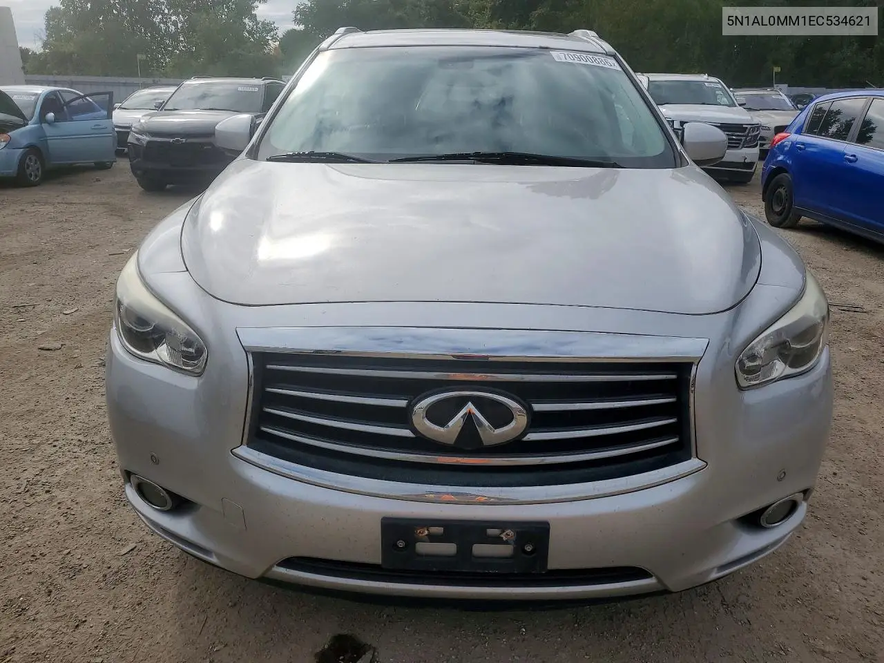 2014 INFINITI QX60 VIN 5N1AL0MM1EC534621 — фото 5