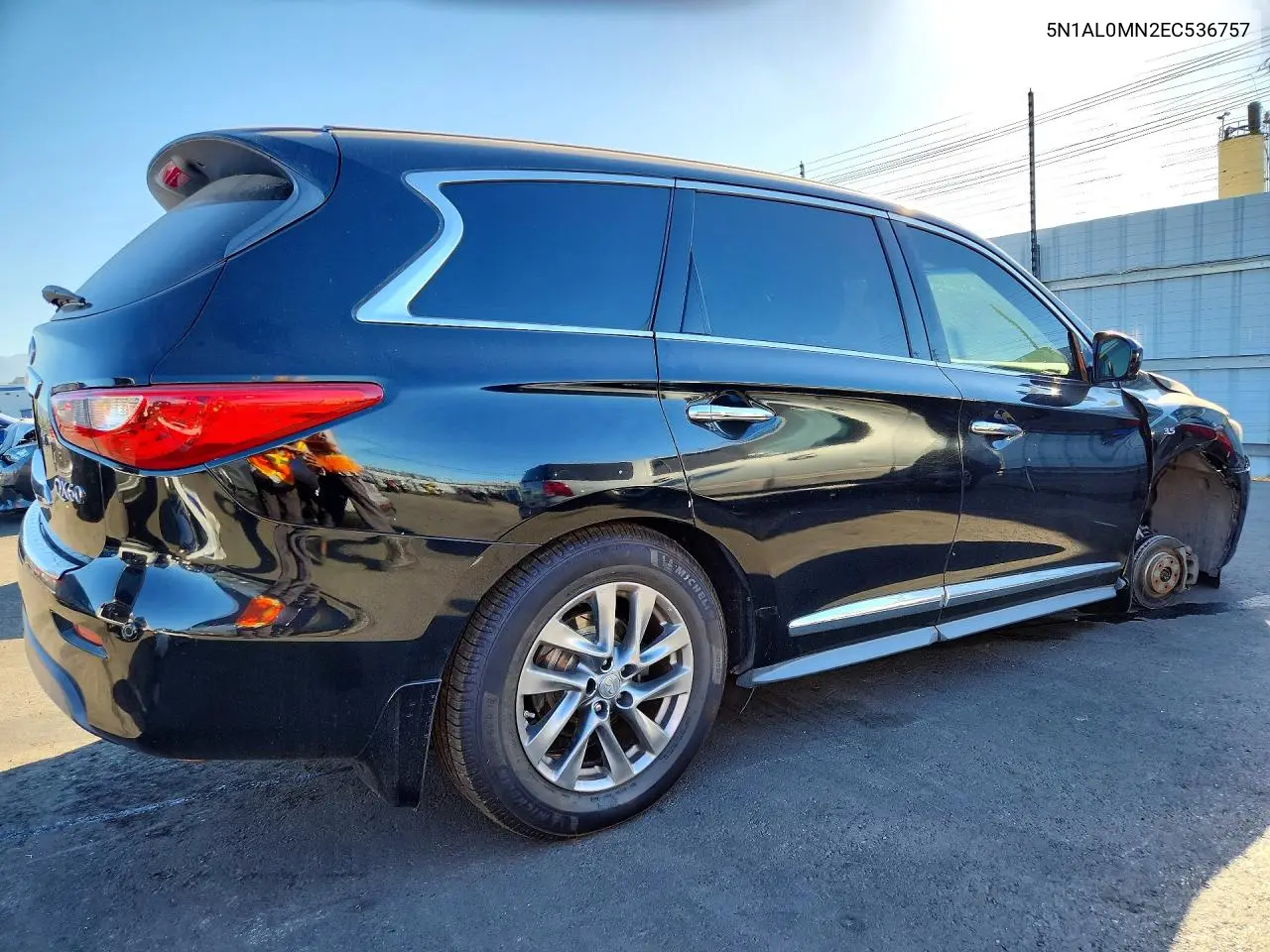 2014 INFINITI QX60 VIN 5N1AL0MN2EC536757 — фото 3