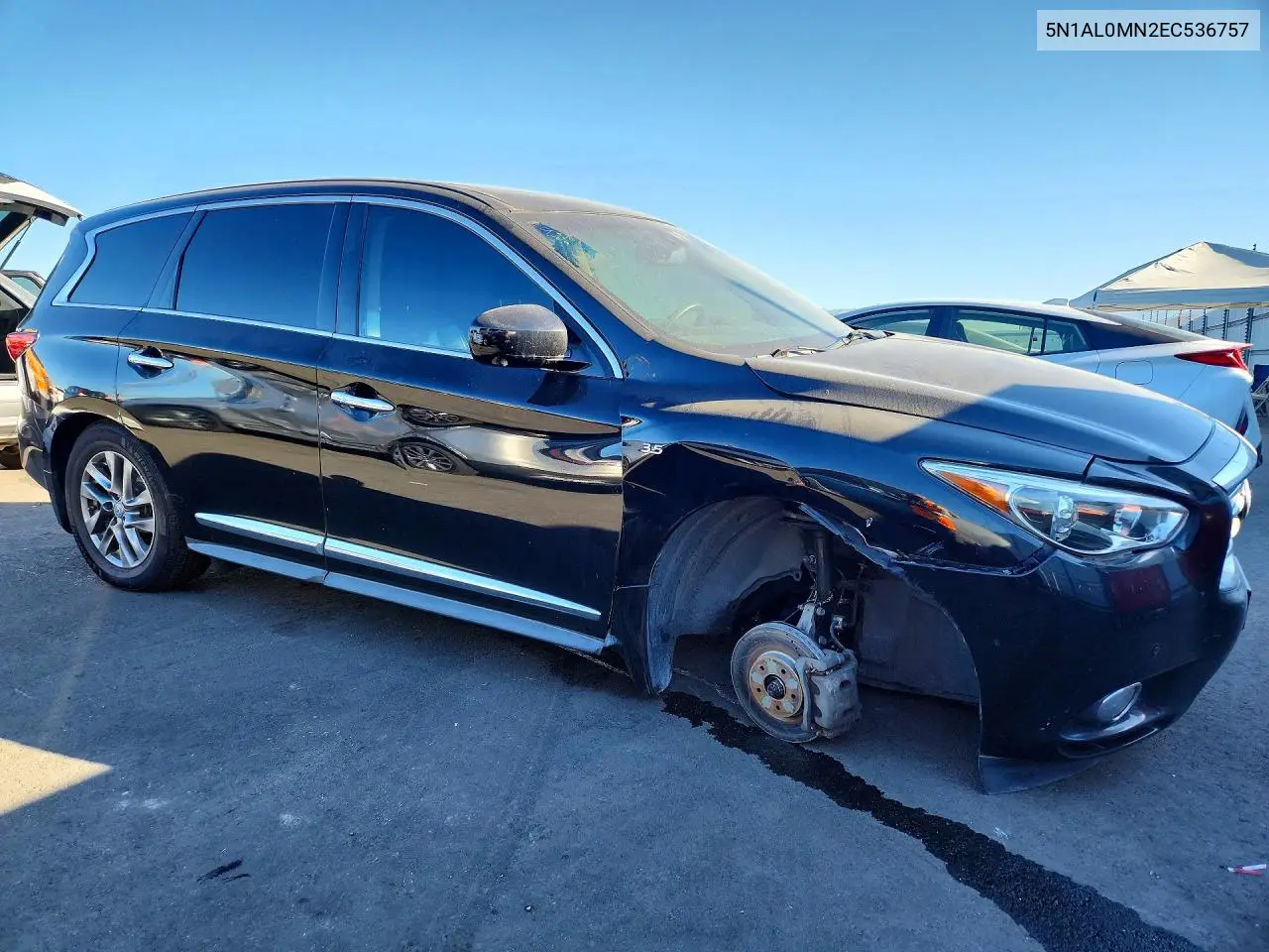 2014 INFINITI QX60 VIN 5N1AL0MN2EC536757 — фото 4