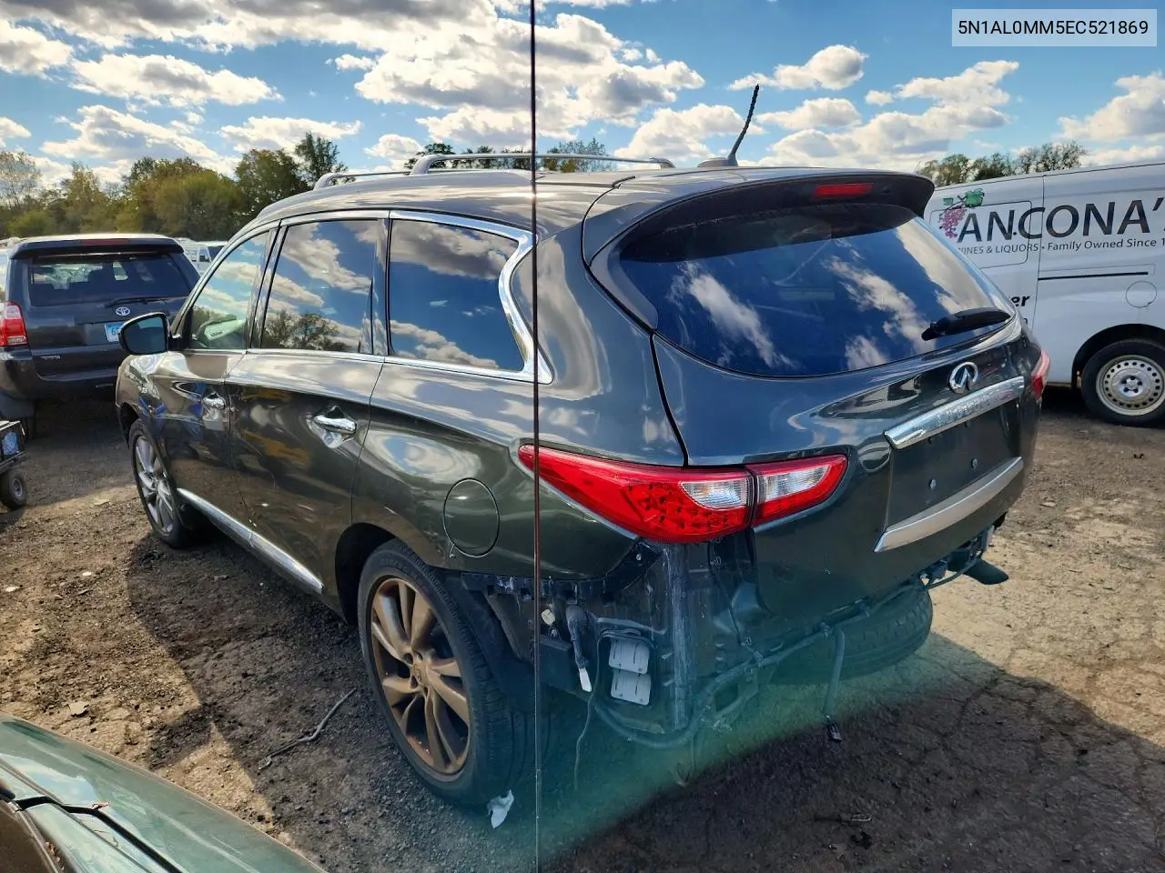 2014 INFINITI QX60 VIN 5N1AL0MM5EC521869 — фото 2