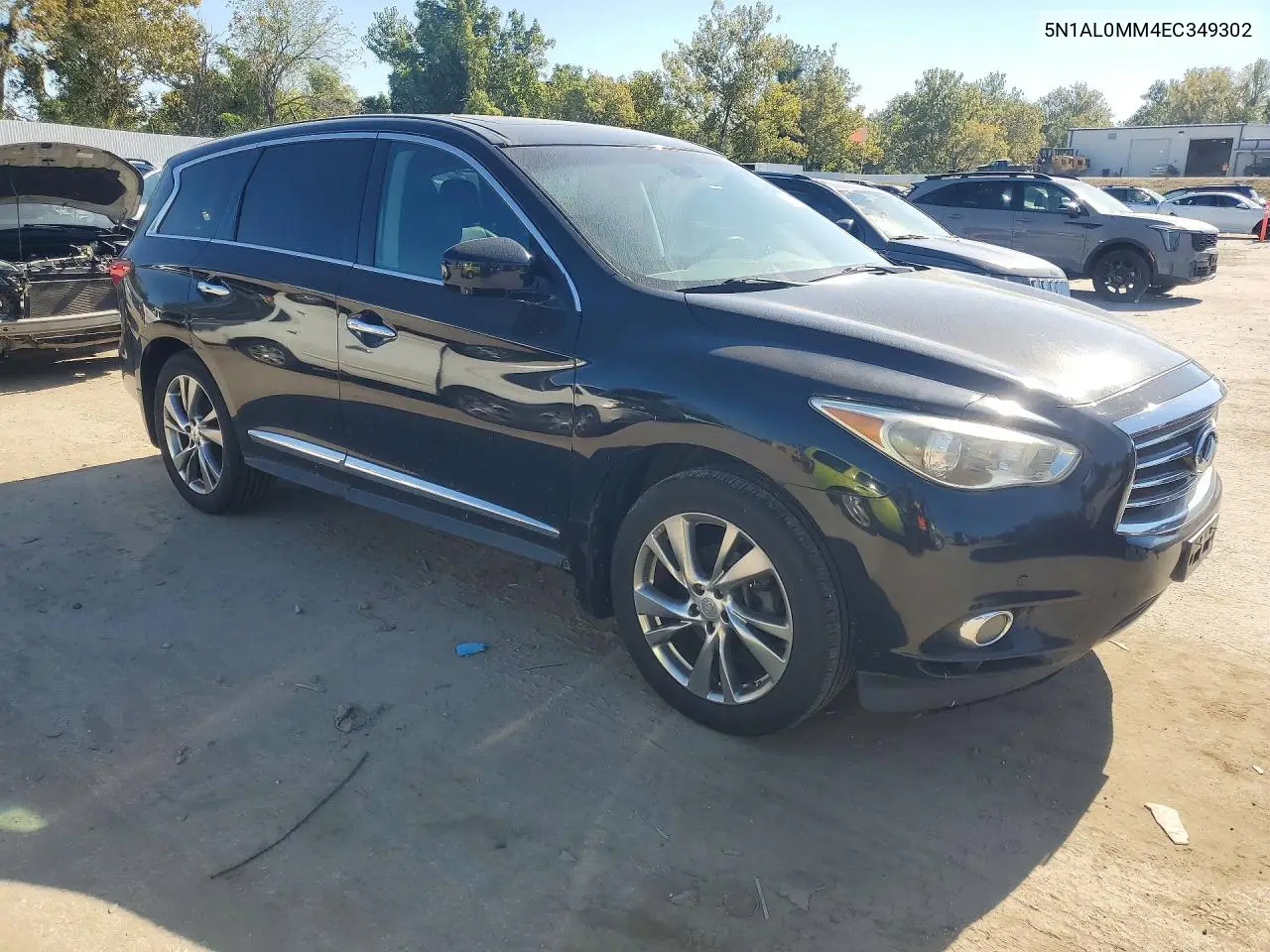 2014 INFINITI QX60 VIN 5N1AL0MM4EC349302 — фото 4