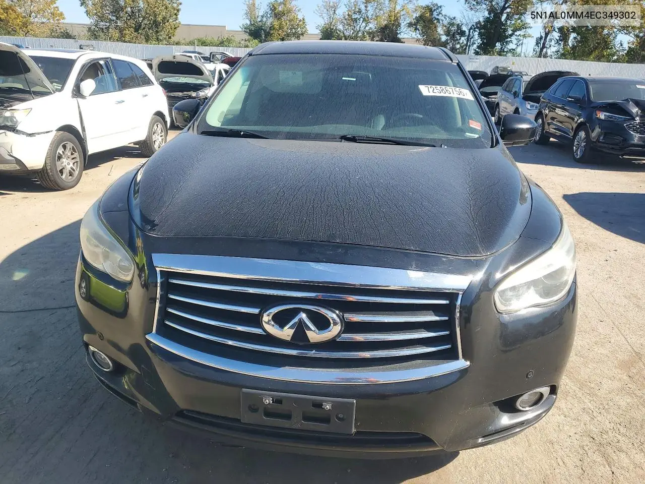 2014 INFINITI QX60 VIN 5N1AL0MM4EC349302 — фото 5