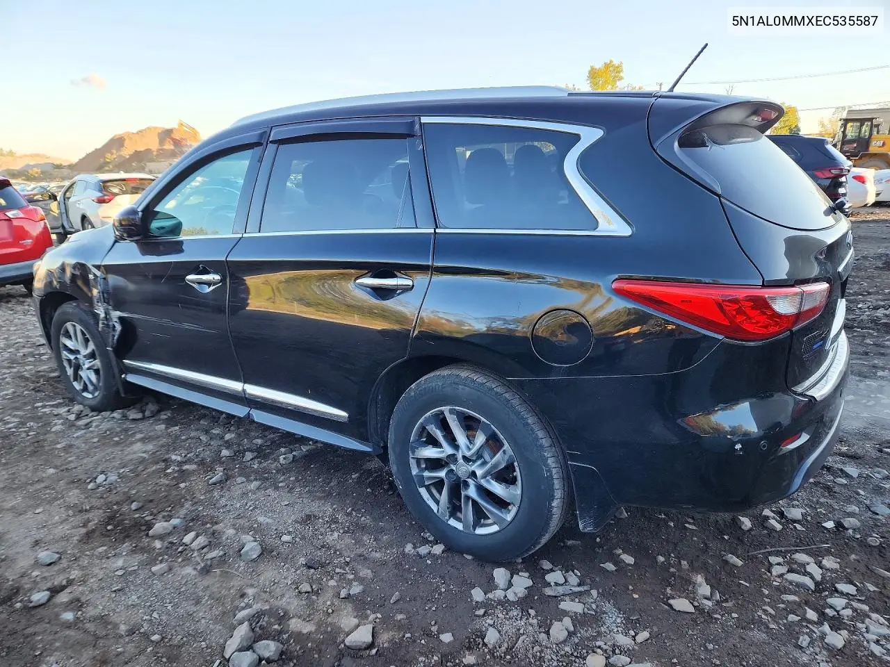 2014 INFINITI QX60 VIN 5N1AL0MMXEC535587 — фото 2