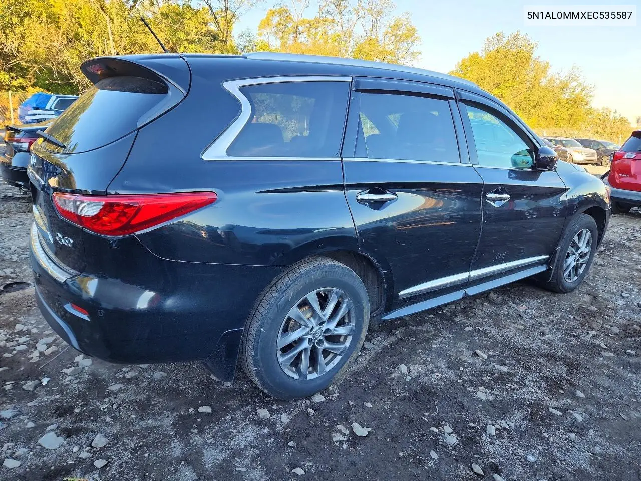2014 INFINITI QX60 VIN 5N1AL0MMXEC535587 — фото 3