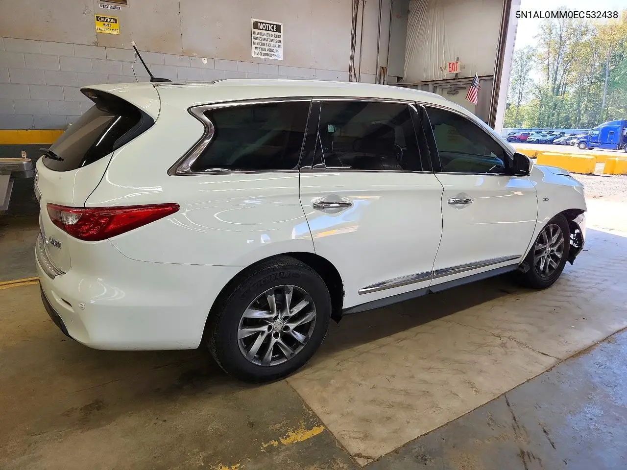 2014 INFINITI QX60 VIN 5N1AL0MM0EC532438 — фото 3