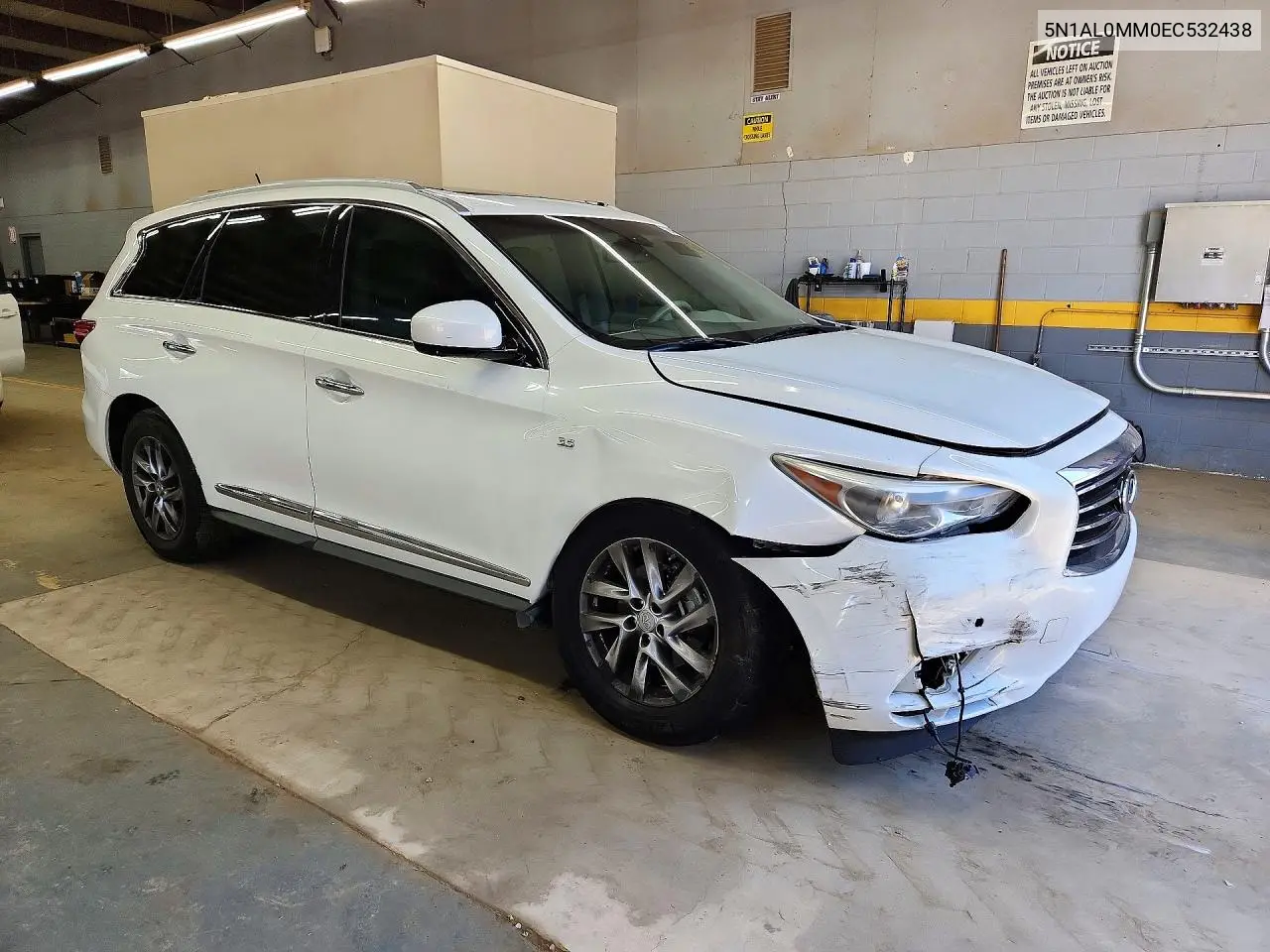2014 INFINITI QX60 VIN 5N1AL0MM0EC532438 — фото 4