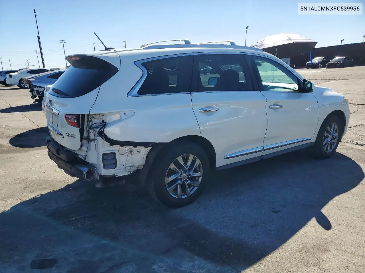 2015 INFINITI QX60 VIN 5N1AL0MNXFC539956 — фото 3
