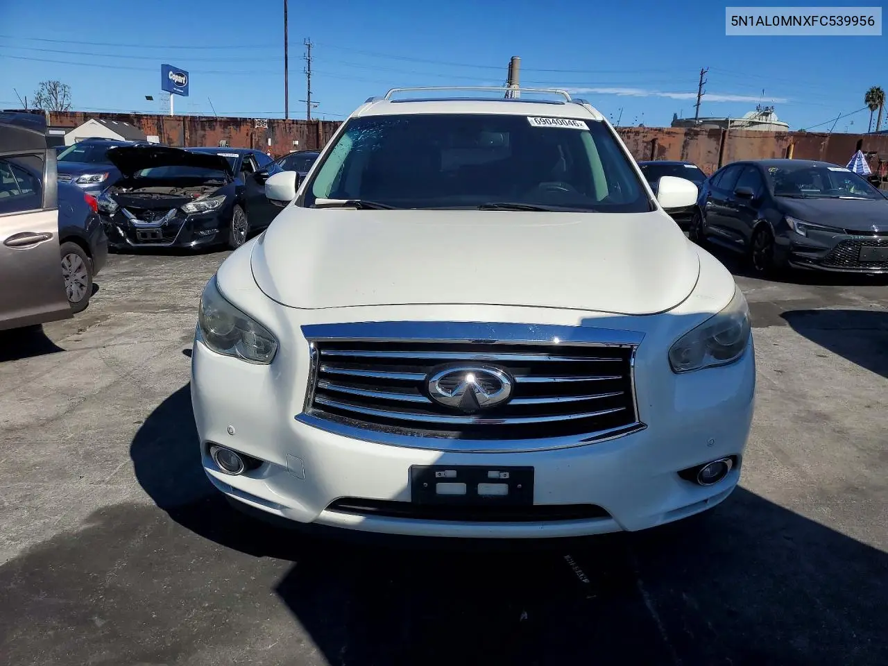 2015 INFINITI QX60 VIN 5N1AL0MNXFC539956 — фото 5