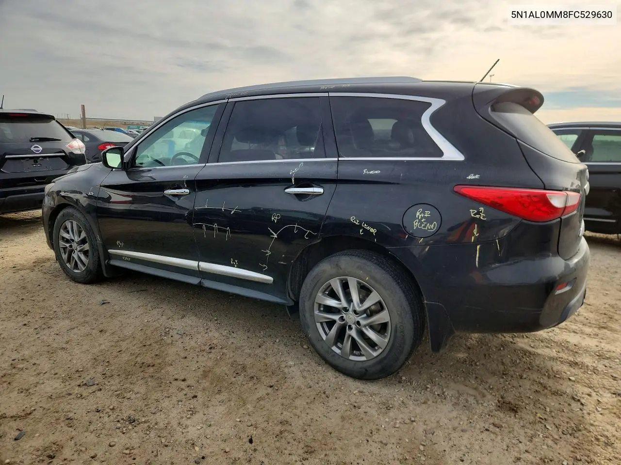 2015 INFINITI QX60 VIN 5N1AL0MM8FC529630 — фото 2
