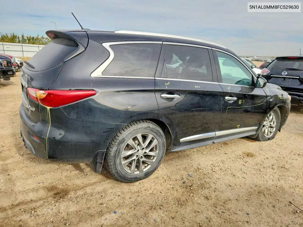 2015 INFINITI QX60 VIN 5N1AL0MM8FC529630 — фото 3