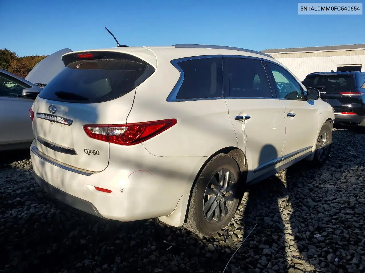 2015 INFINITI QX60 VIN 5N1AL0MM0FC540654 — фото 3