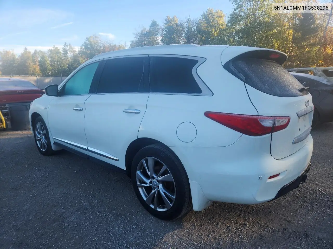 2015 INFINITI QX60 VIN 5N1AL0MM1FC538296 — фото 2