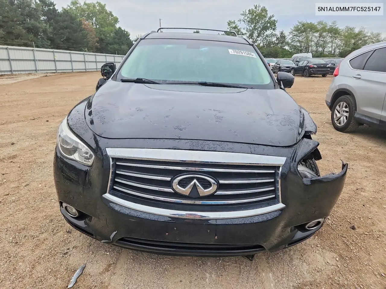 2015 INFINITI QX60 VIN 5N1AL0MM7FC525147 — фото 5