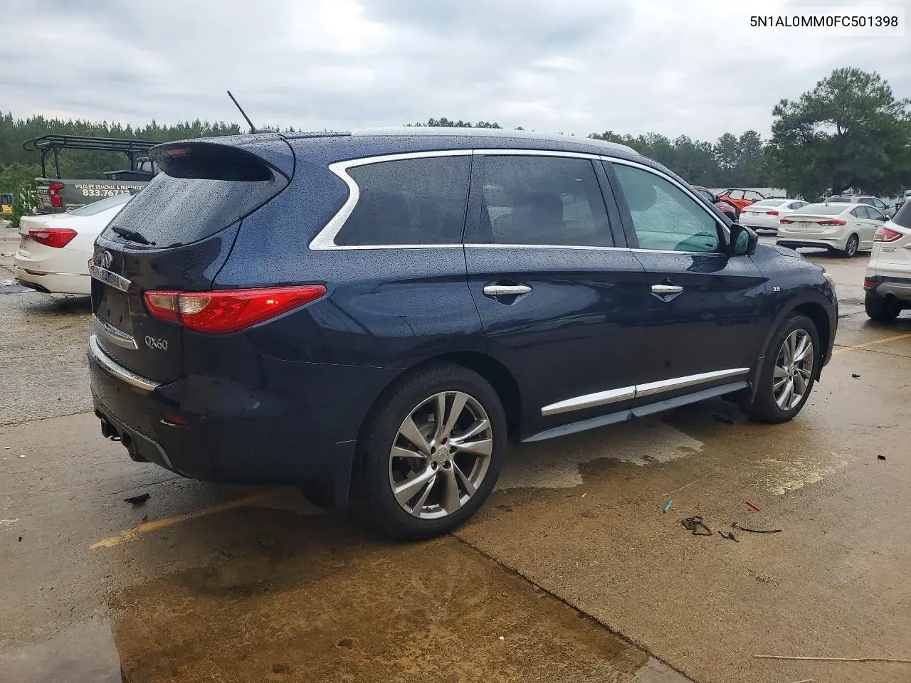 2015 INFINITI QX60 VIN 5N1AL0MM0FC501398 — фото 3