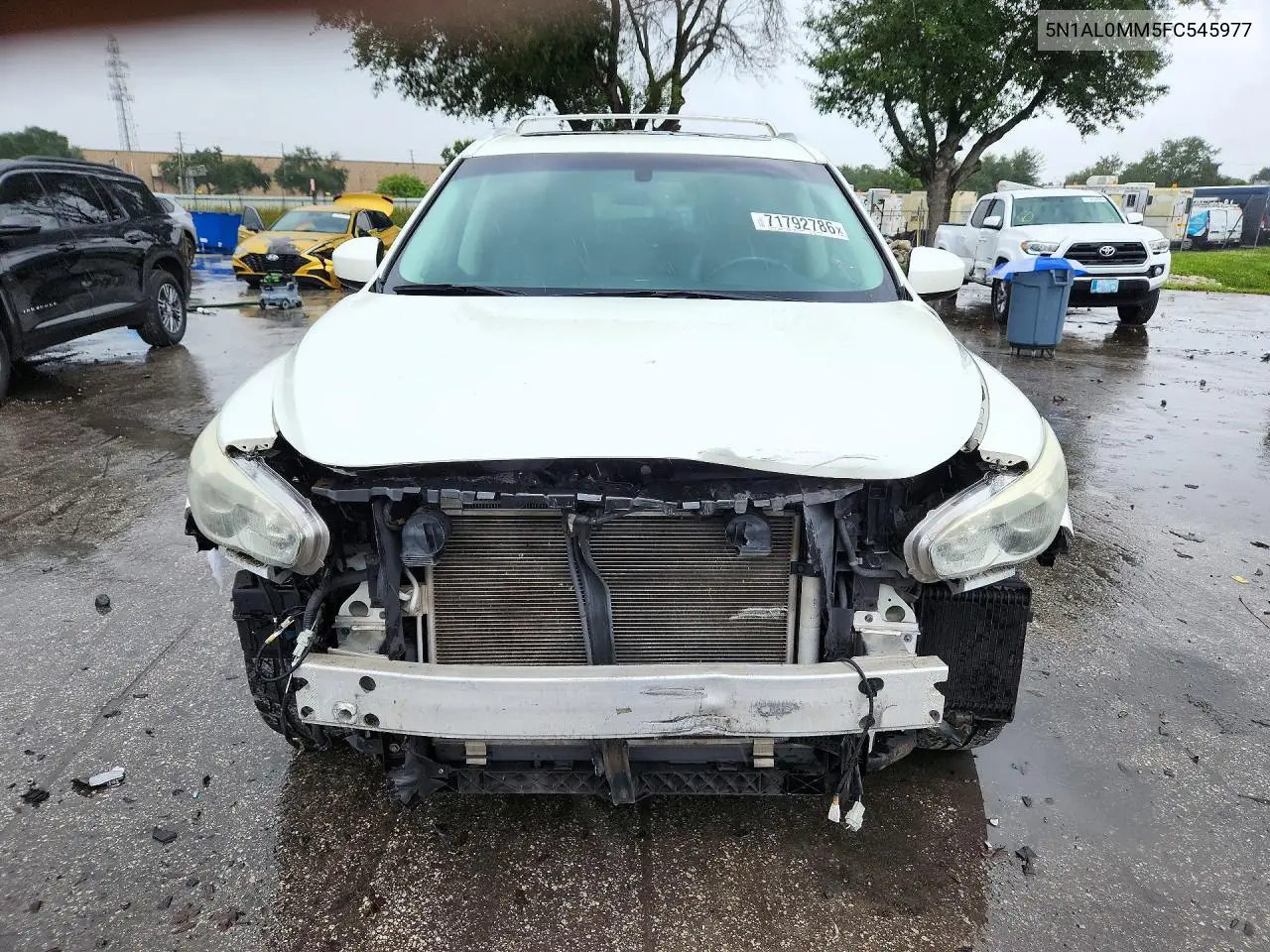 2015 INFINITI QX60 VIN 5N1AL0MM5FC545977 — фото 5
