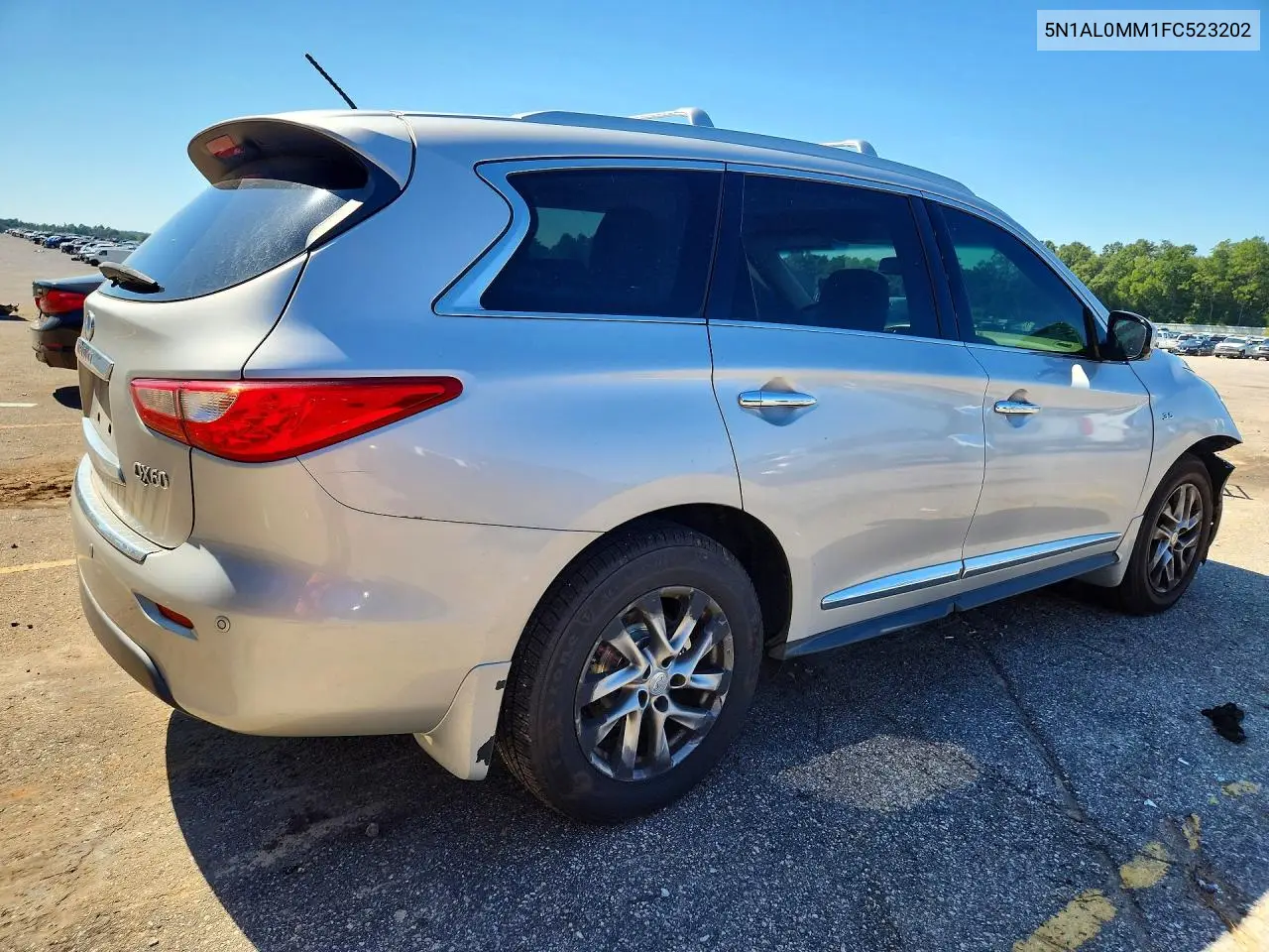 2015 INFINITI QX60 VIN 5N1AL0MM1FC523202 — фото 3