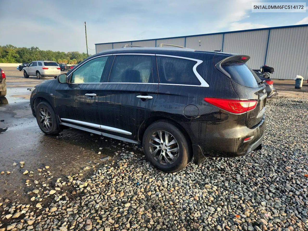 2015 INFINITI QX60 VIN 5N1AL0MM6FC514172 — фото 2