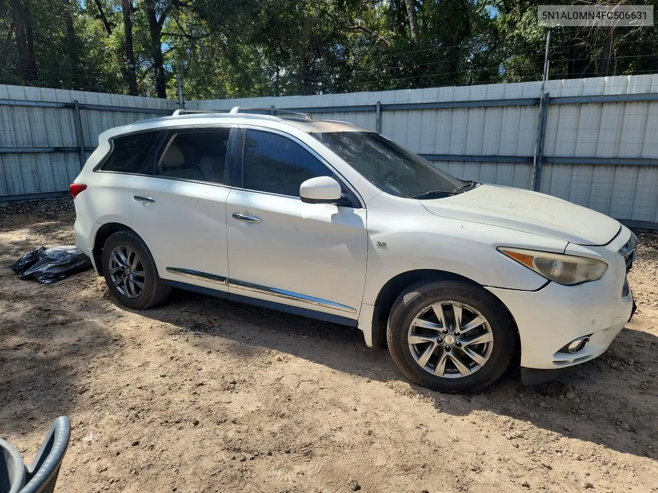 2015 INFINITI QX60 VIN 5N1AL0MN4FC506631 — фото 4