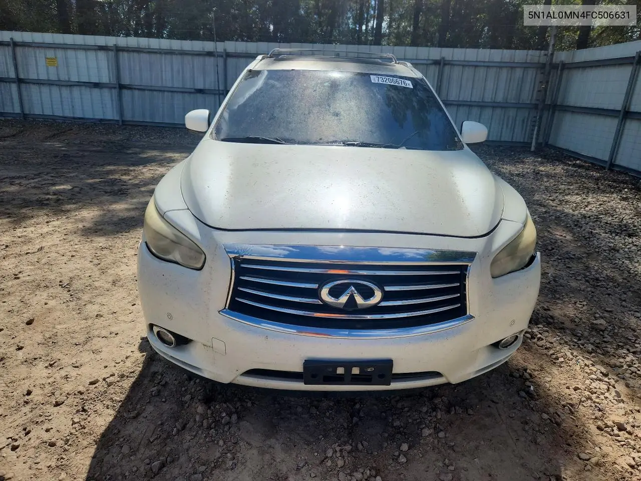 2015 INFINITI QX60 VIN 5N1AL0MN4FC506631 — фото 5