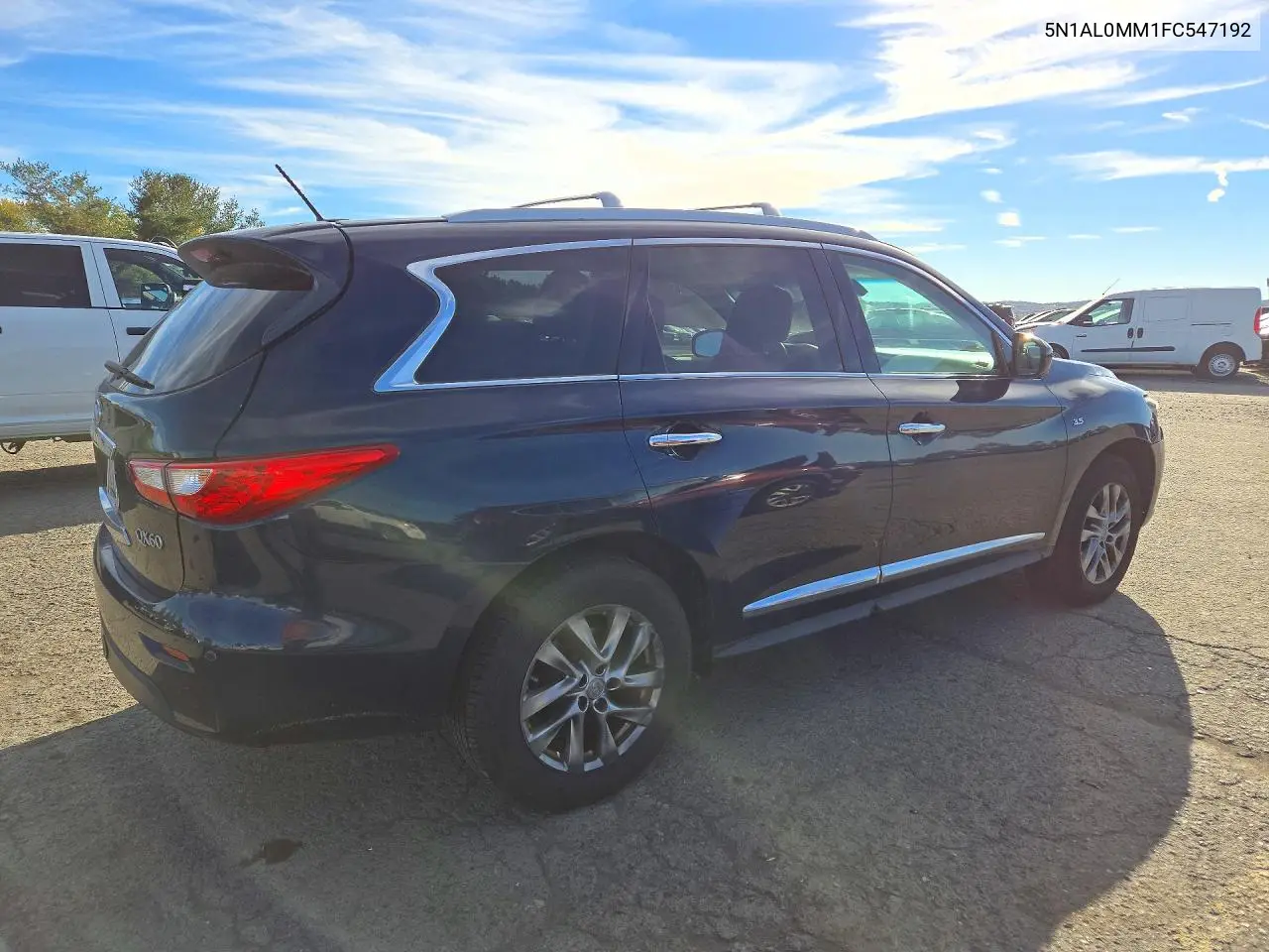 2015 INFINITI QX60 VIN 5N1AL0MM1FC547192 — фото 3