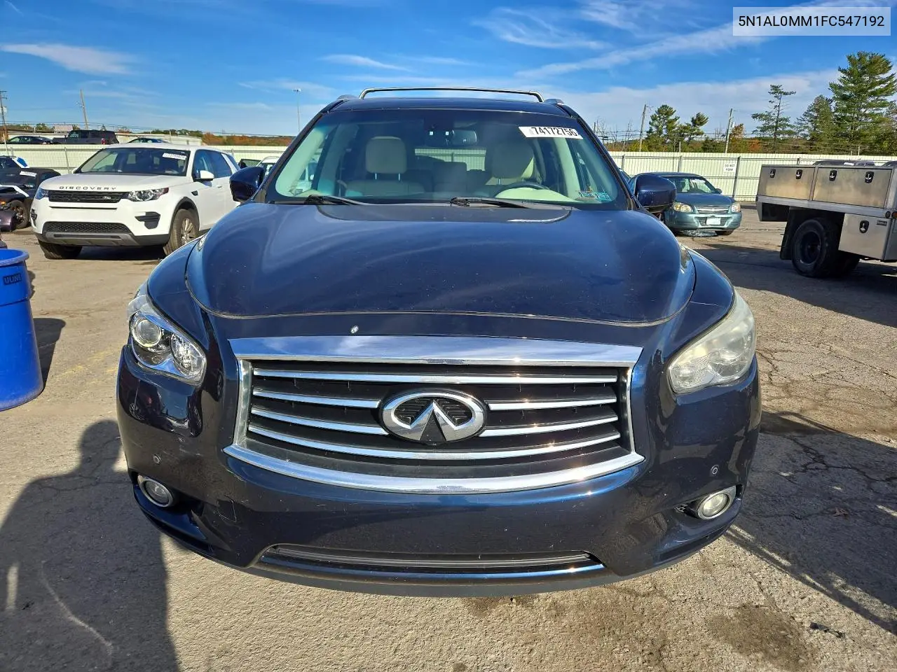 2015 INFINITI QX60 VIN 5N1AL0MM1FC547192 — фото 5