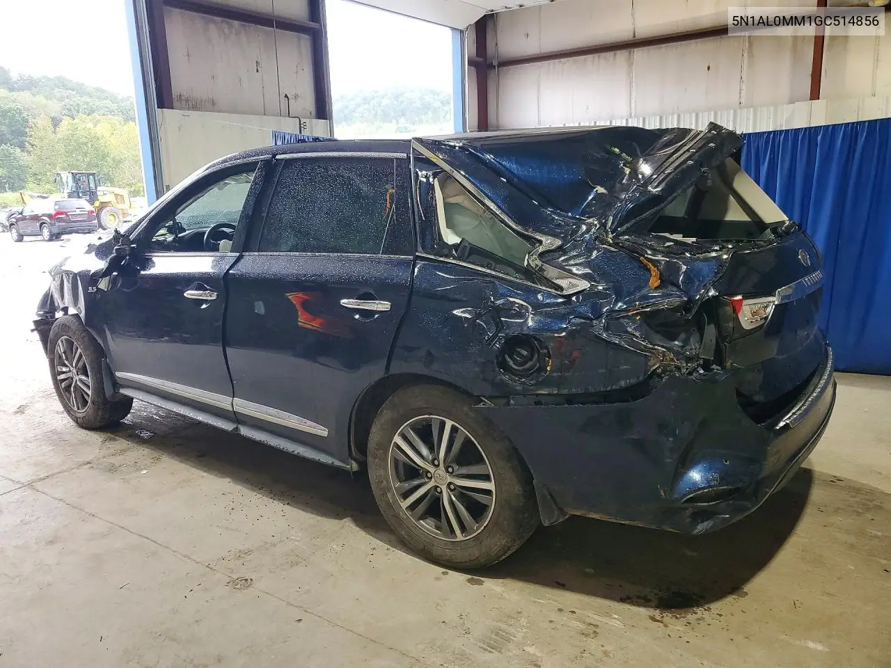 2016 INFINITI QX60 VIN 5N1AL0MM1GC514856 — фото 2