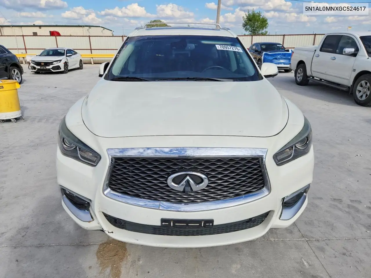 2016 INFINITI QX60 VIN 5N1AL0MNXGC524617 — фото 5