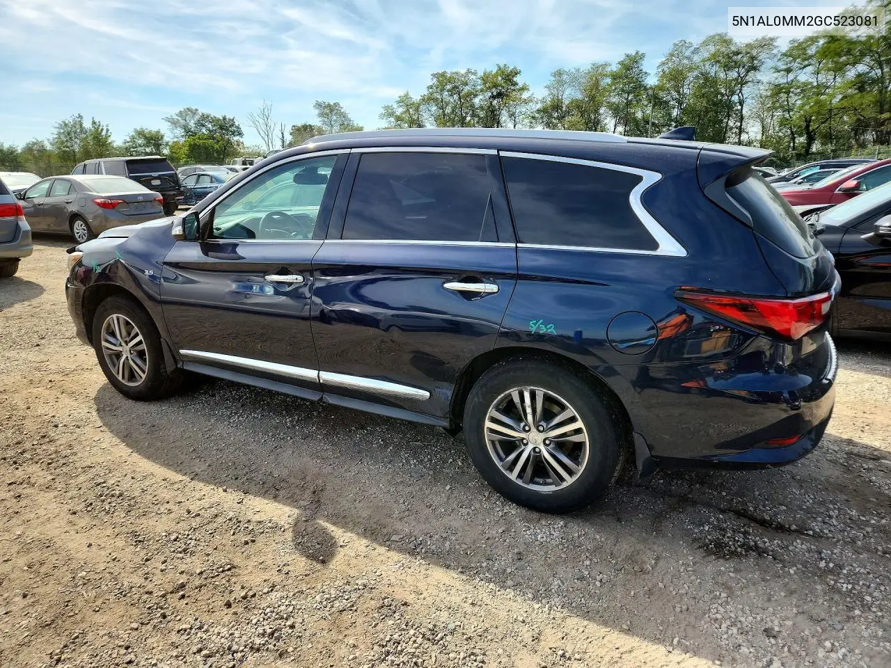 2016 INFINITI QX60 VIN 5N1AL0MM2GC523081 — фото 2