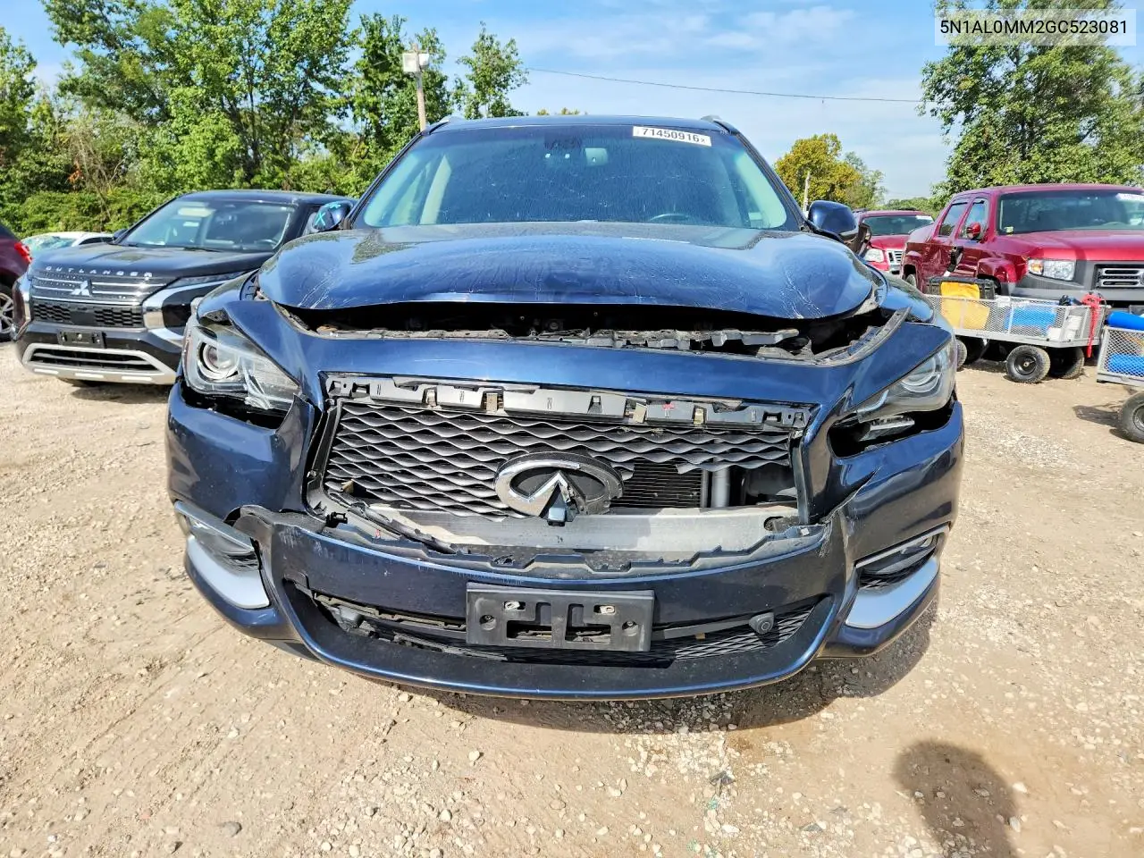 2016 INFINITI QX60 VIN 5N1AL0MM2GC523081 — фото 5
