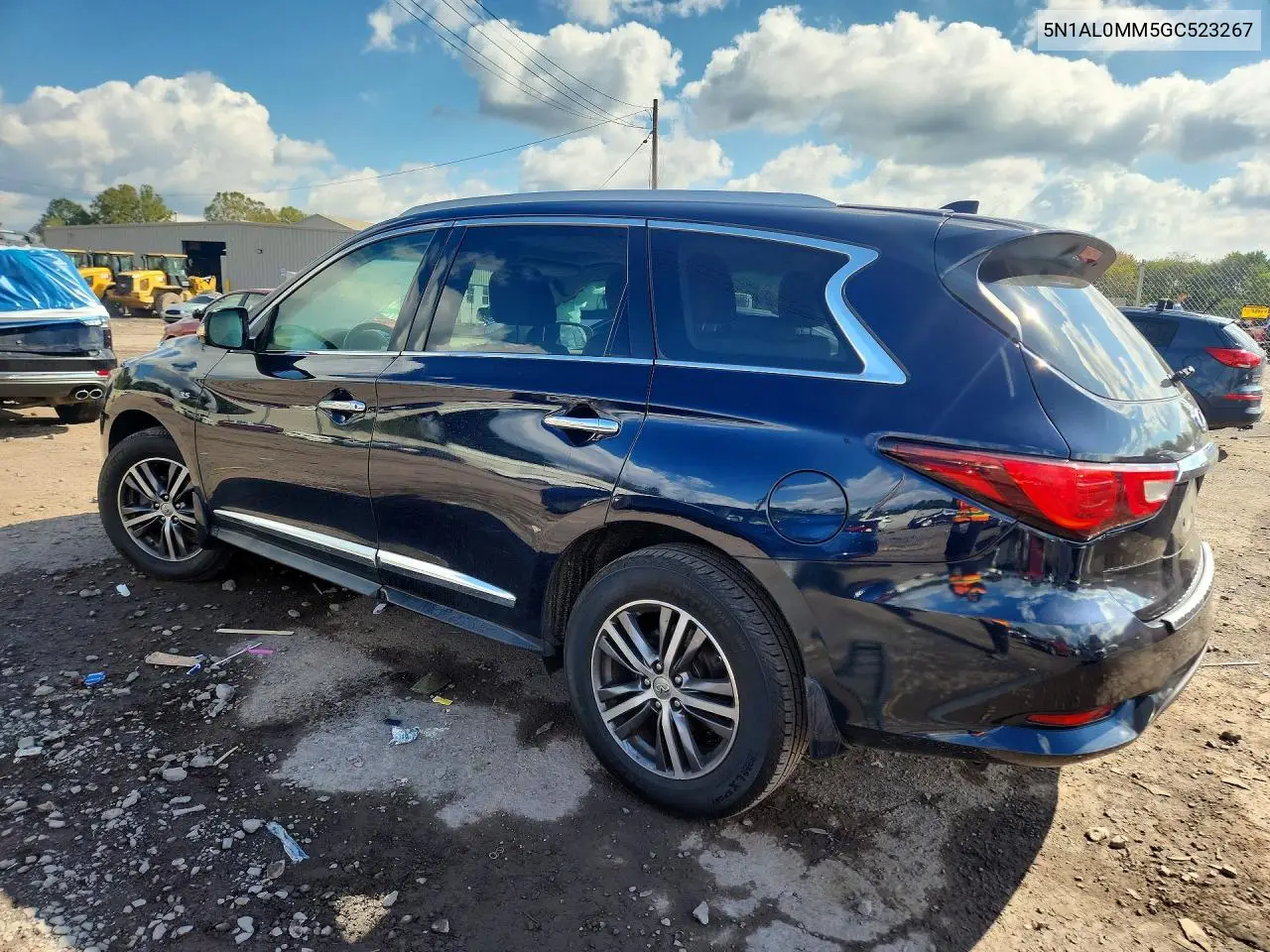 2016 INFINITI QX60 VIN 5N1AL0MM5GC523267 — фото 2