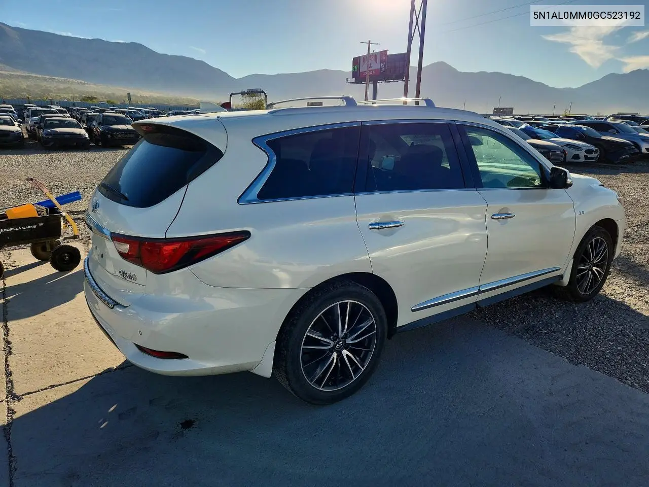 2016 INFINITI QX60 VIN 5N1AL0MM0GC523192 — фото 3