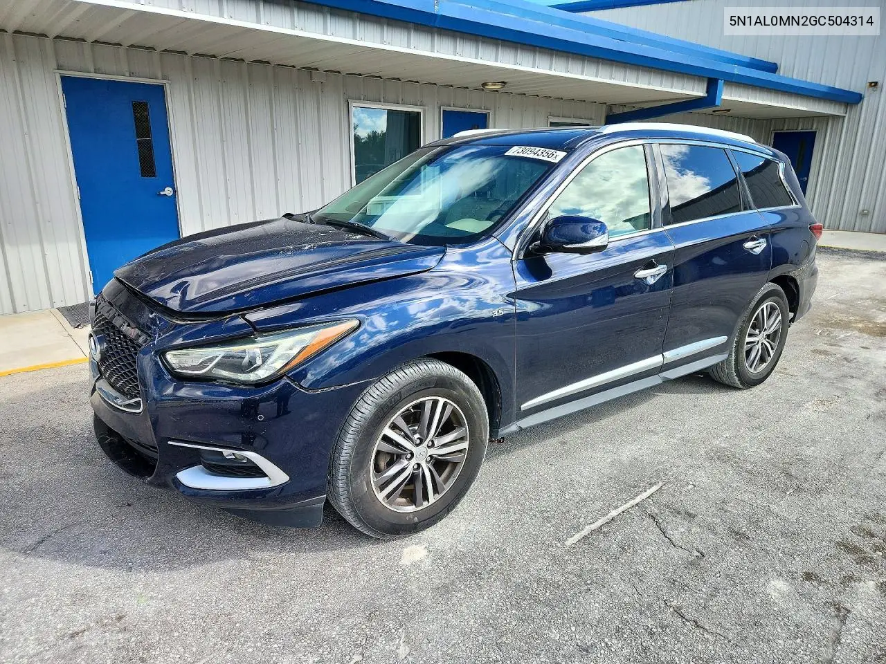 INFINITI QX60 2016, VIN 5N1AL0MN2GC504314