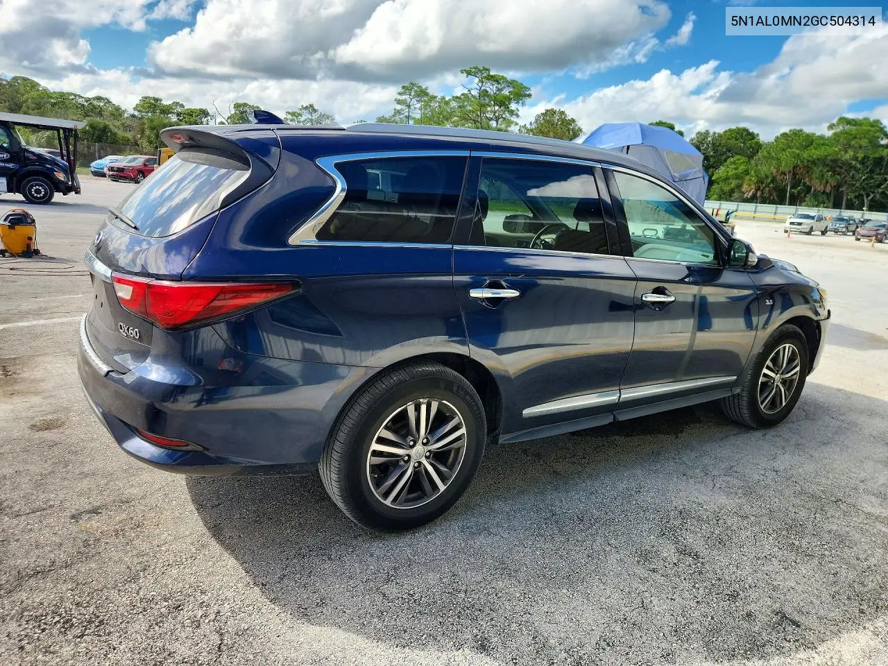 2016 INFINITI QX60 VIN 5N1AL0MN2GC504314 — фото 3