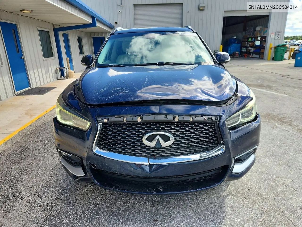 2016 INFINITI QX60 VIN 5N1AL0MN2GC504314 — фото 5