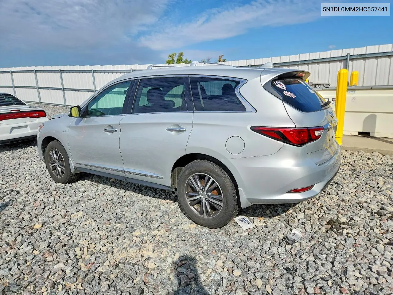 2017 INFINITI QX60 VIN 5N1DL0MM2HC557441 — фото 2
