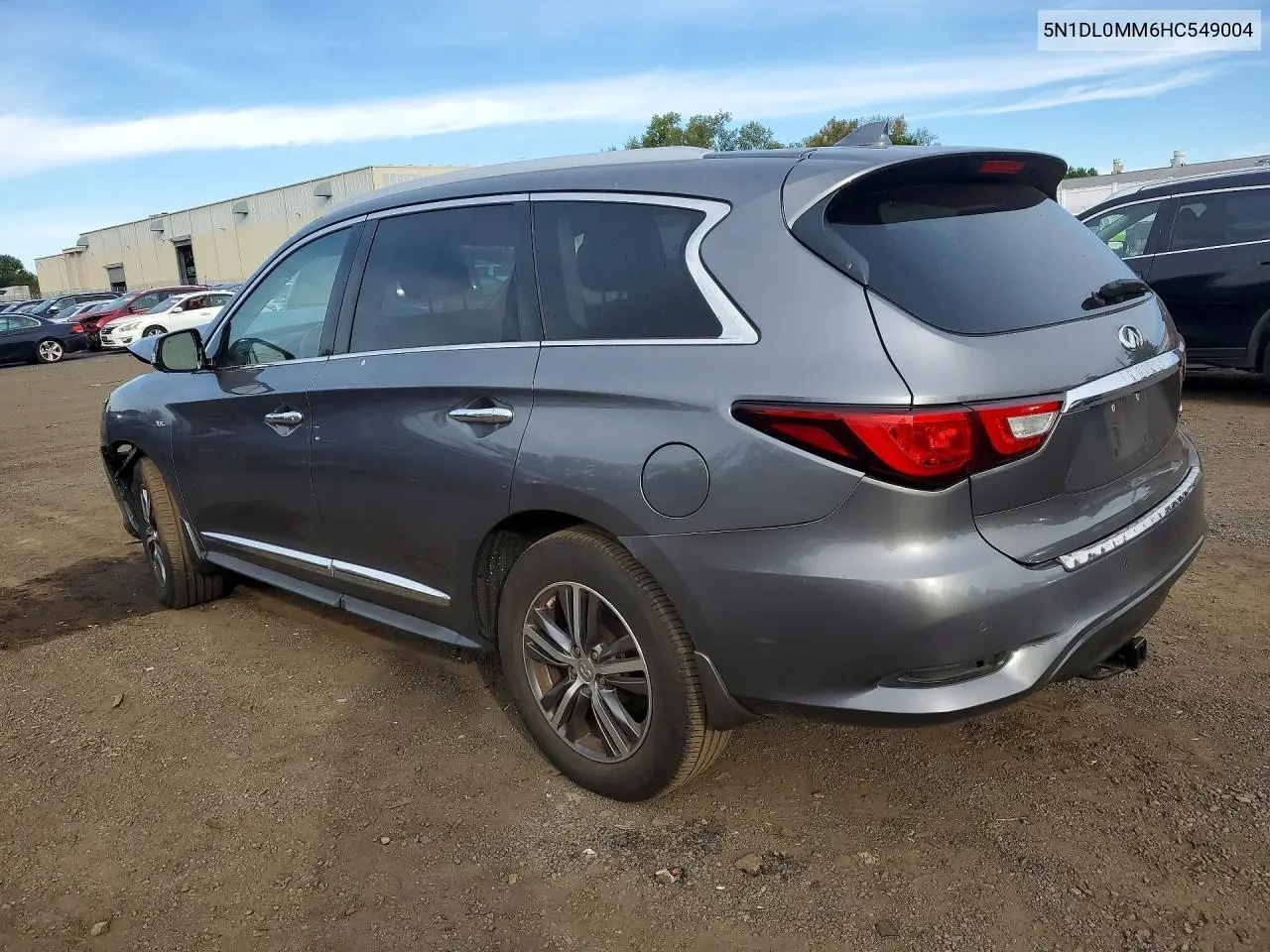 2017 INFINITI QX60 VIN 5N1DL0MM6HC549004 — фото 2