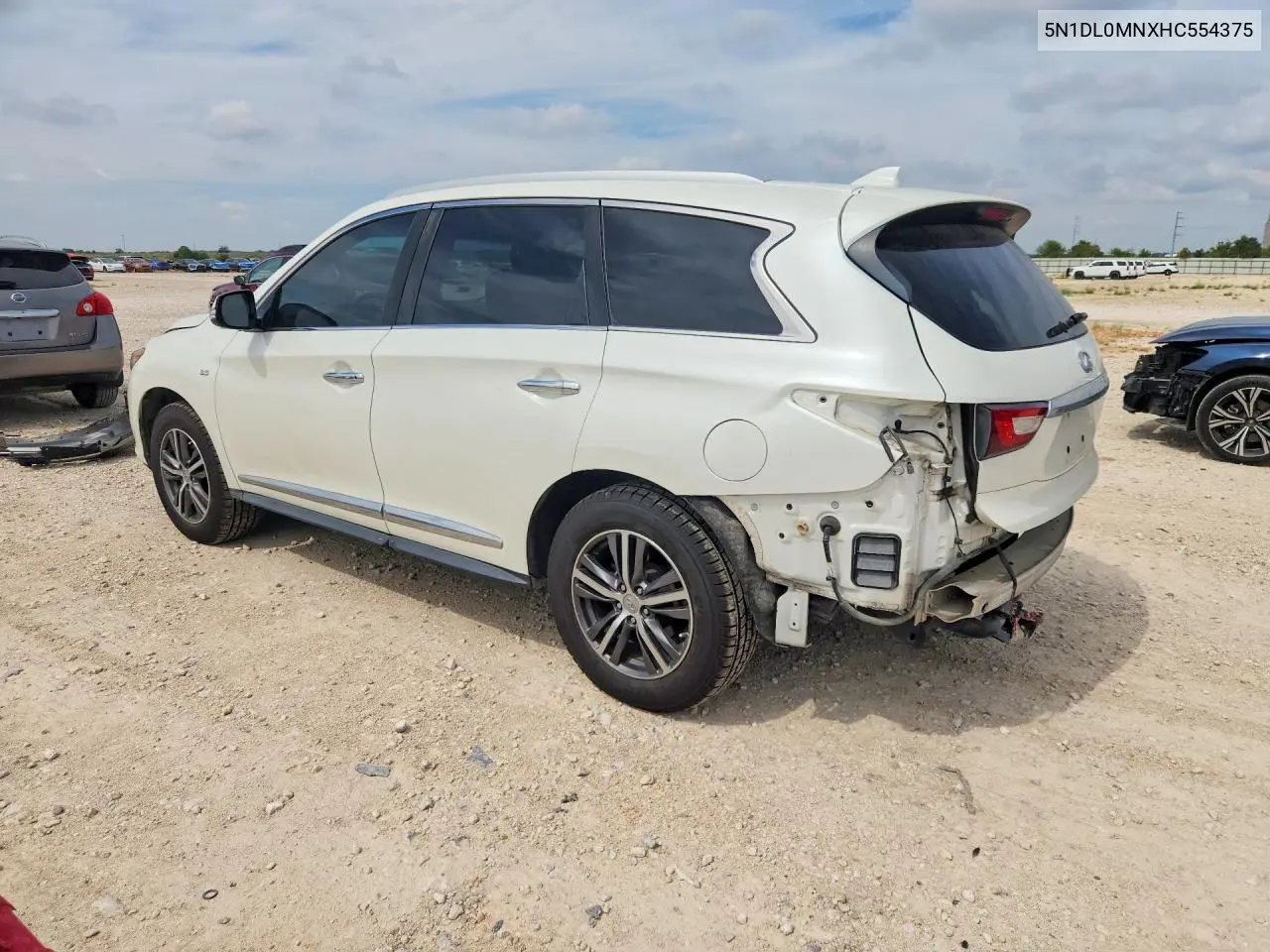 2017 INFINITI QX60 VIN 5N1DL0MNXHC554375 — фото 2